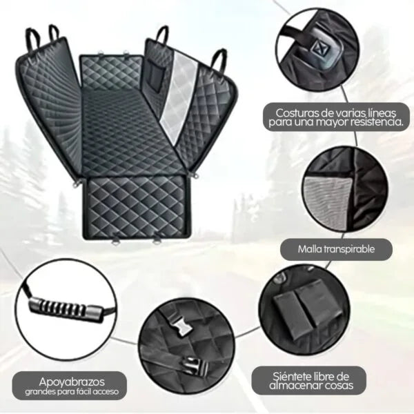 Protector de carro para mascotas