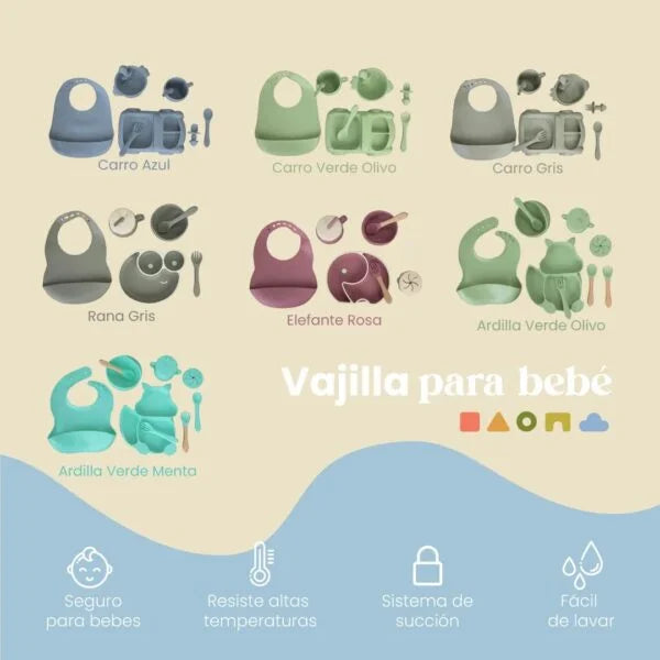Vajilla para bebé