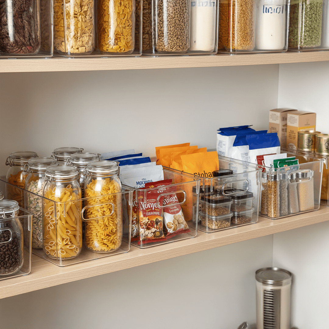 Contenedor transparente