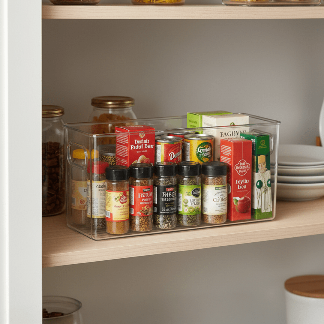 Contenedor transparente