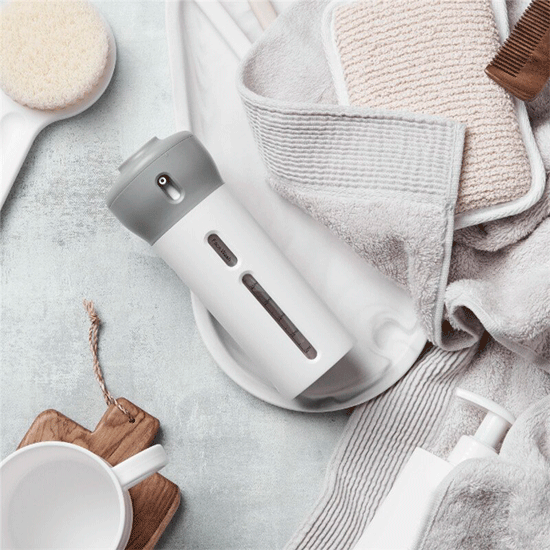 Dispensador viajero 4 en 1