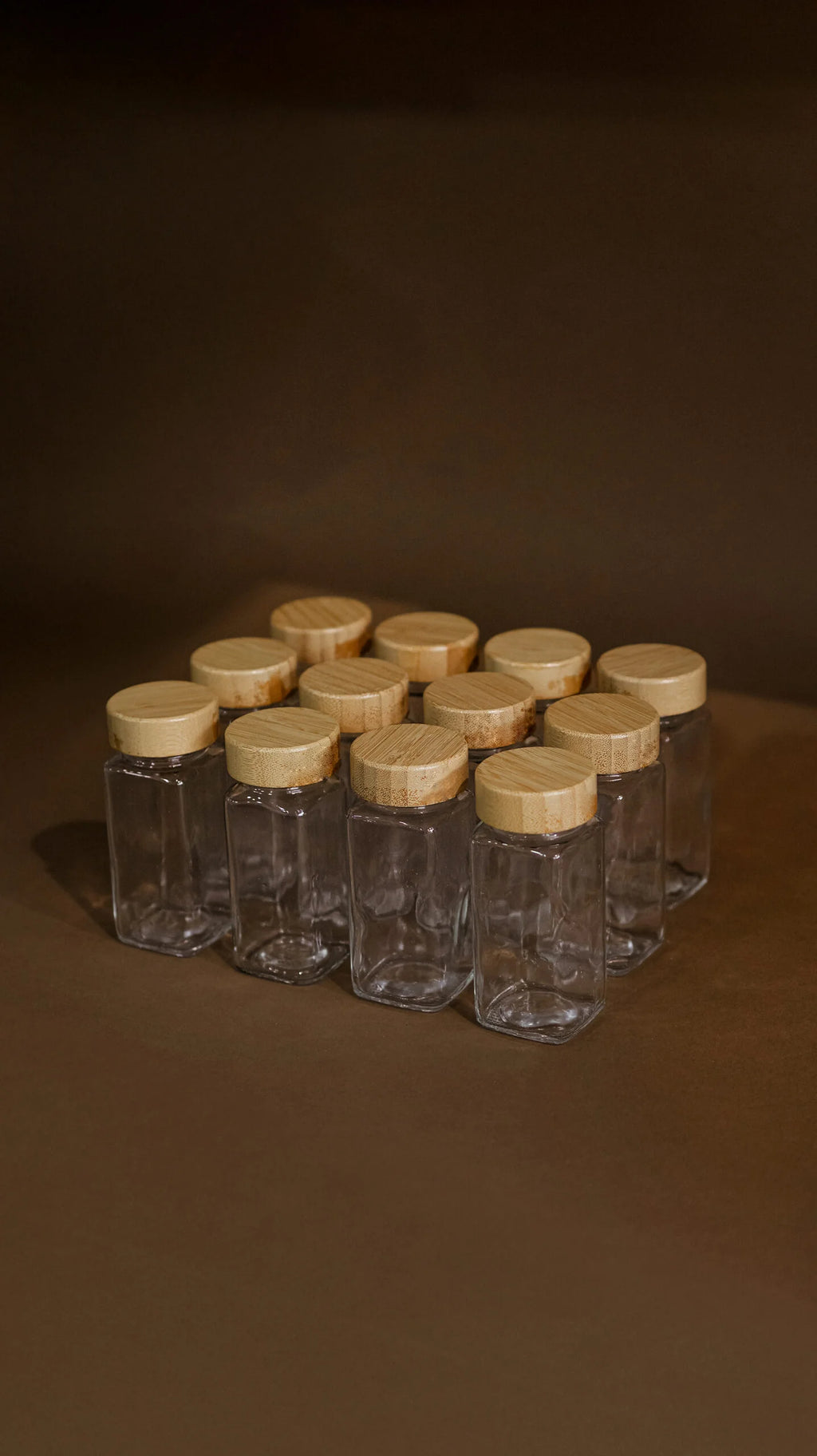 Kit de especieros bambú