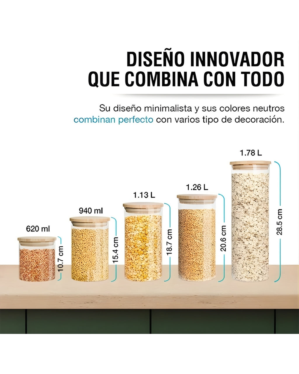 Kit de contenedores x5