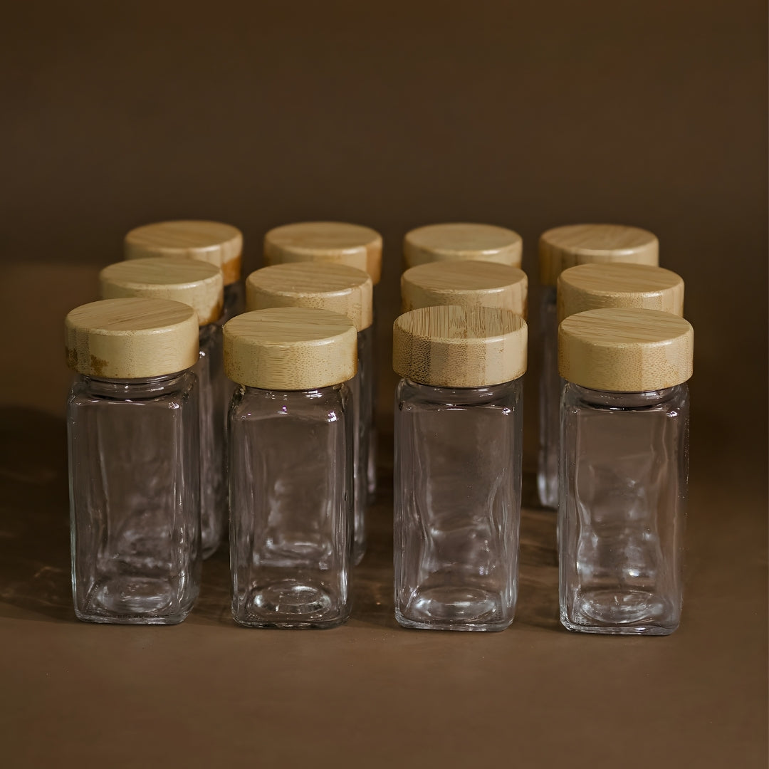 Kit de especieros bambú