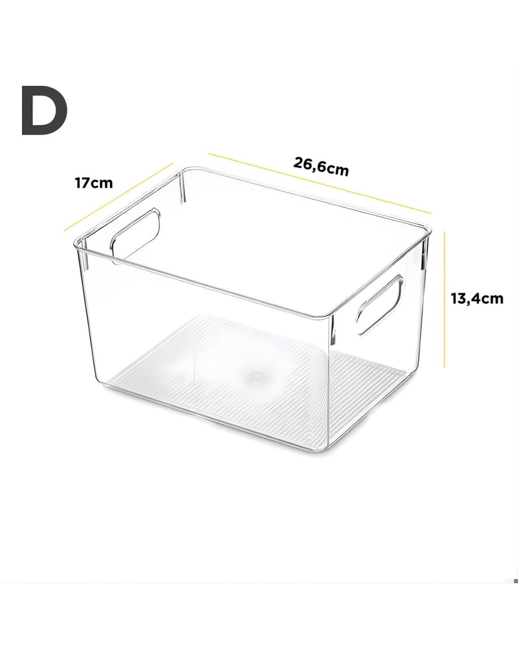 Contenedor transparente