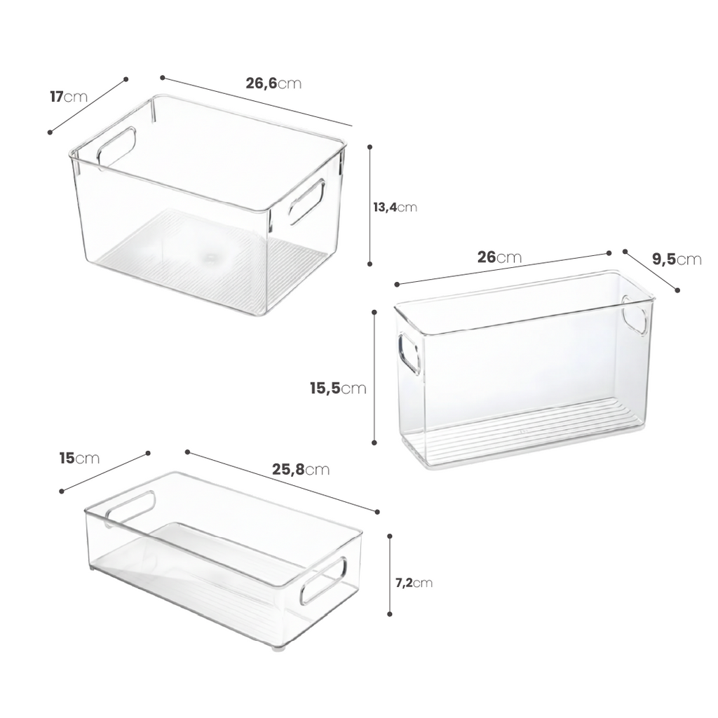 Contenedor transparente
