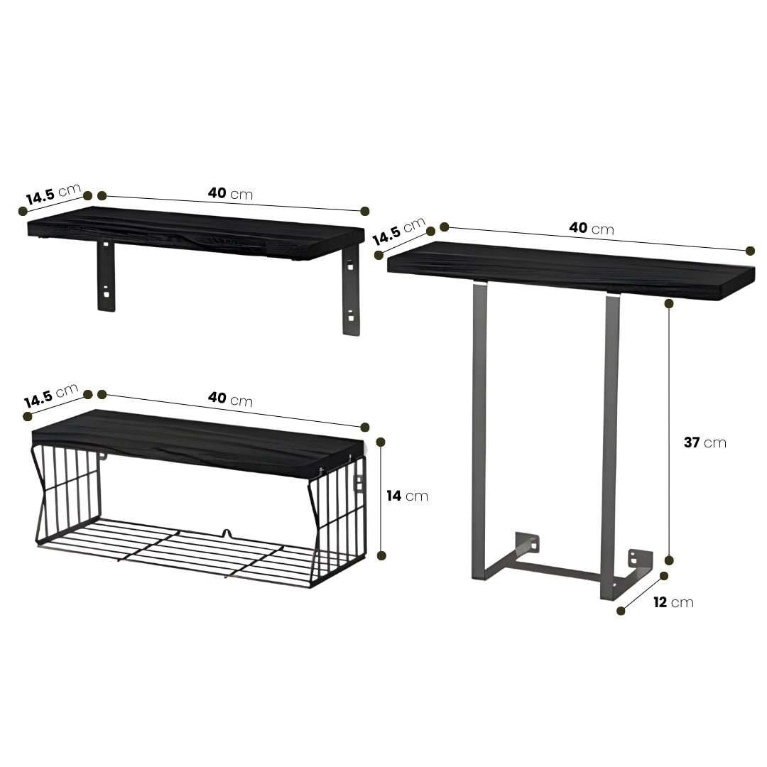 Organizador de baño haiku