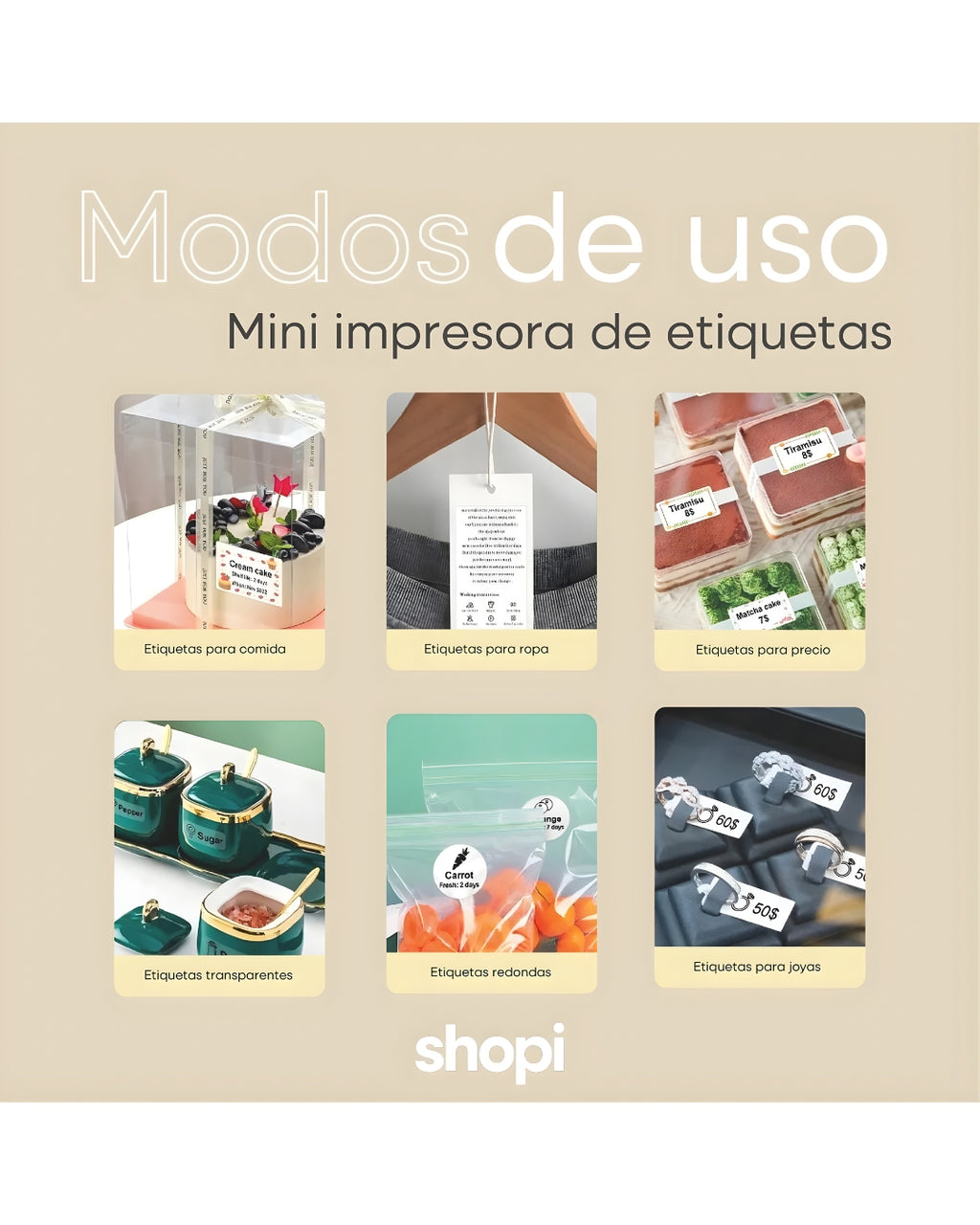Mini impresora de etiquetas