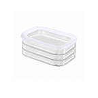 Recipiente apilable 3 en 1