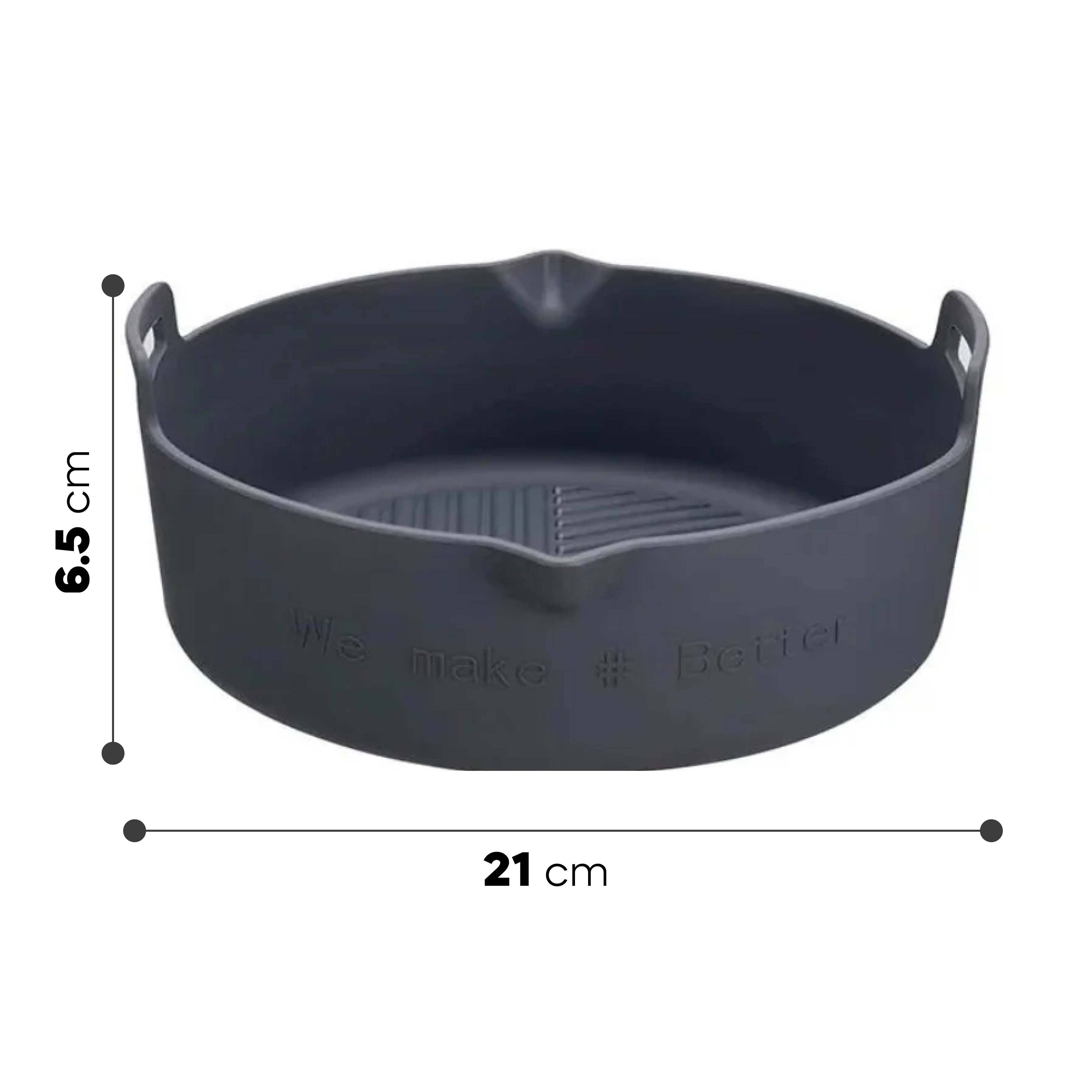 Olla de silicona para airfryer