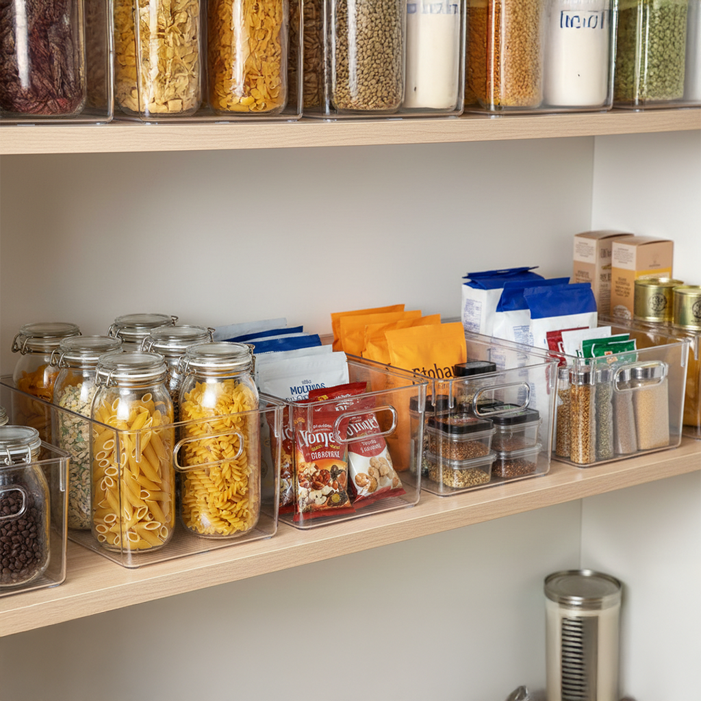 Contenedor transparente