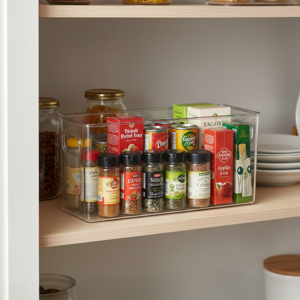 Contenedor transparente