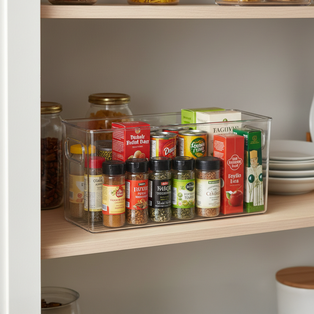 Contenedor transparente