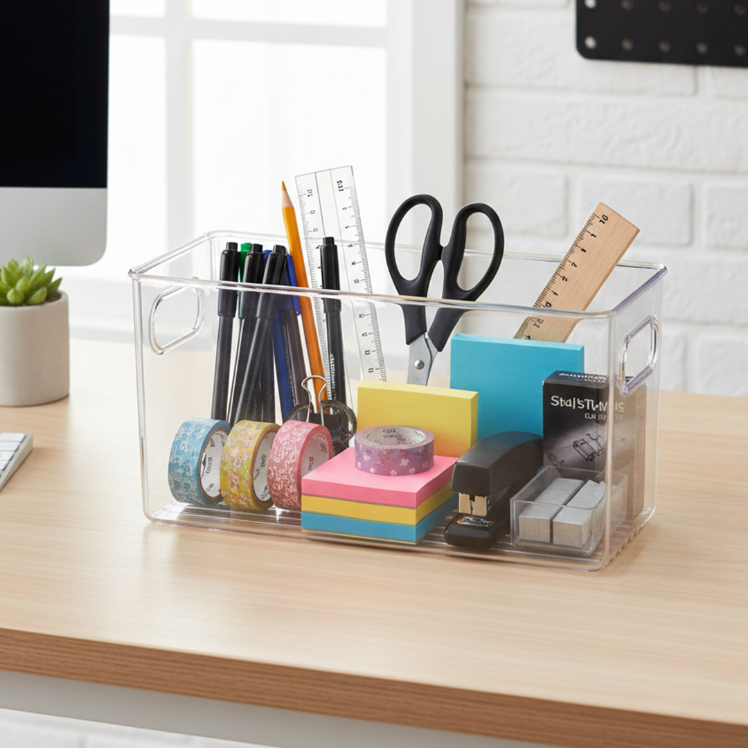 Contenedor transparente