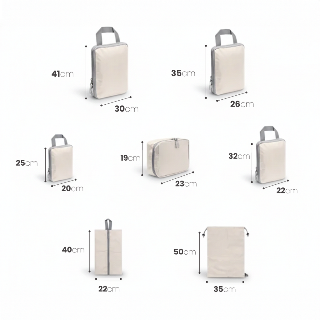 Kit de bolsas viajeras