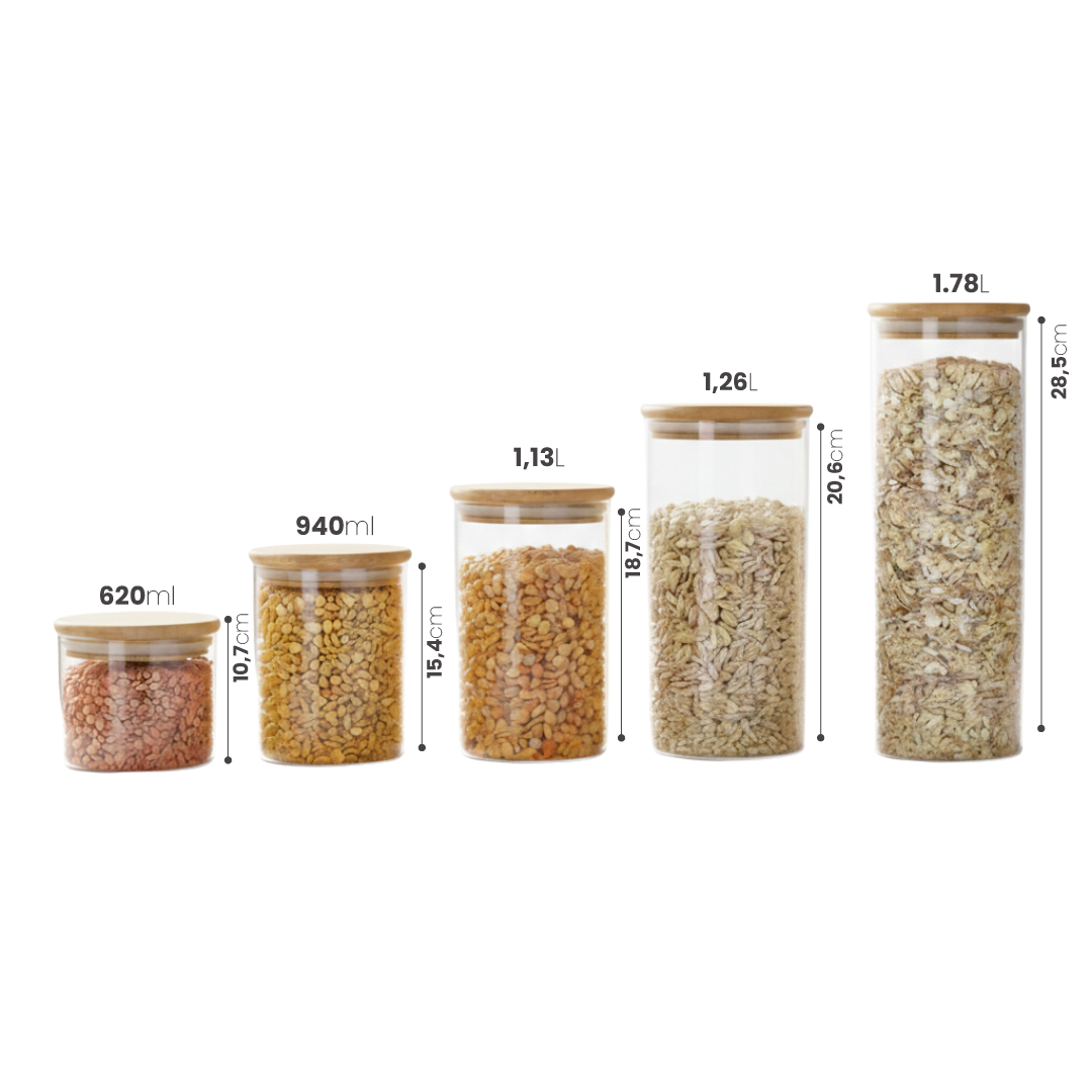 Kit de contenedores x5