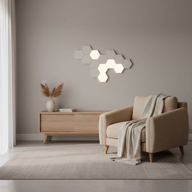 Luces hexagonales