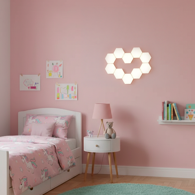 Luces hexagonales