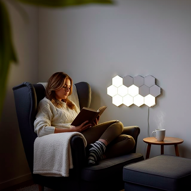 Luces hexagonales