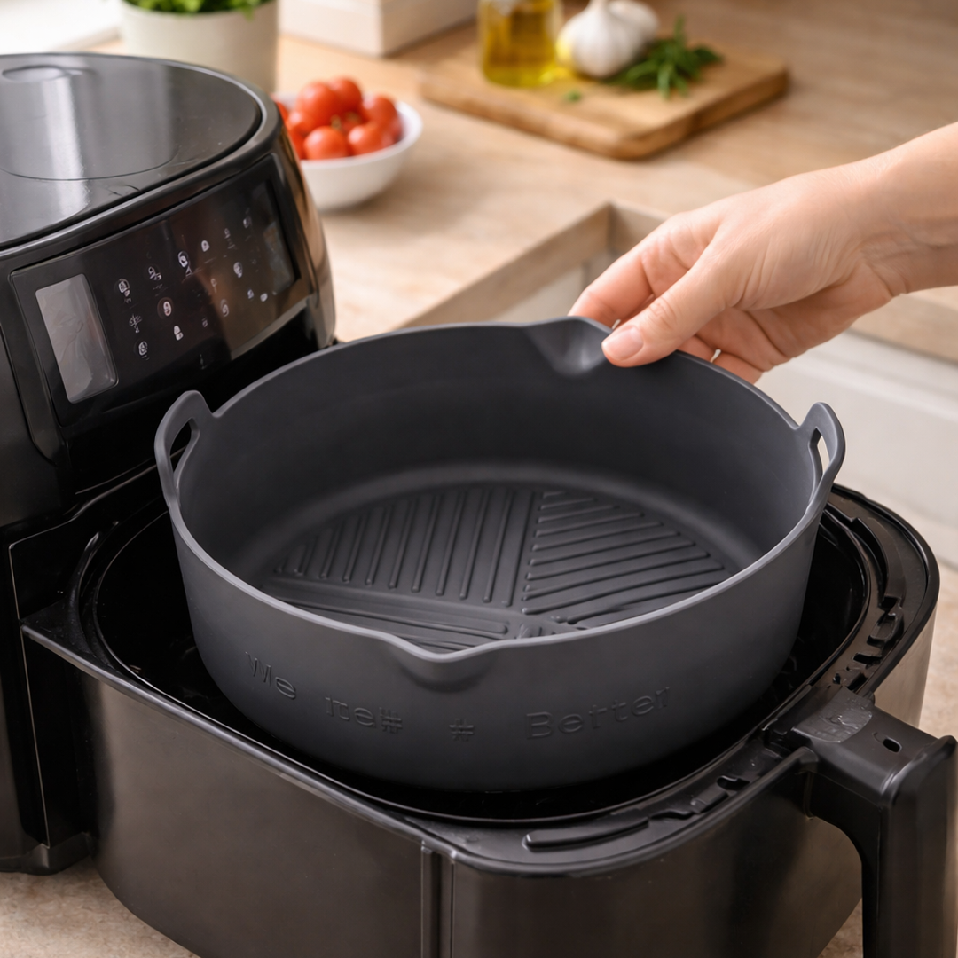 Olla de silicona para airfryer