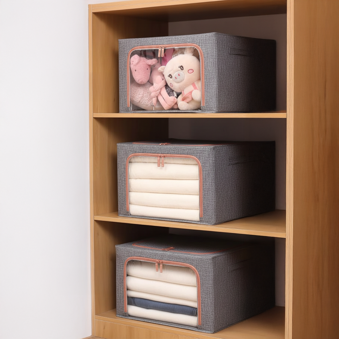 Organizador de closet con ventana