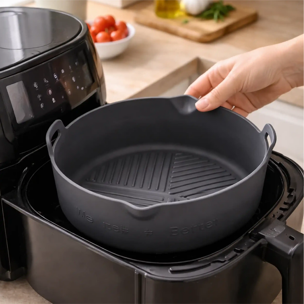 Olla de silicona para airfryer