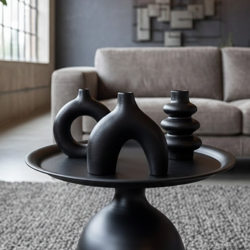 Mesa toki + Jarrones mizu