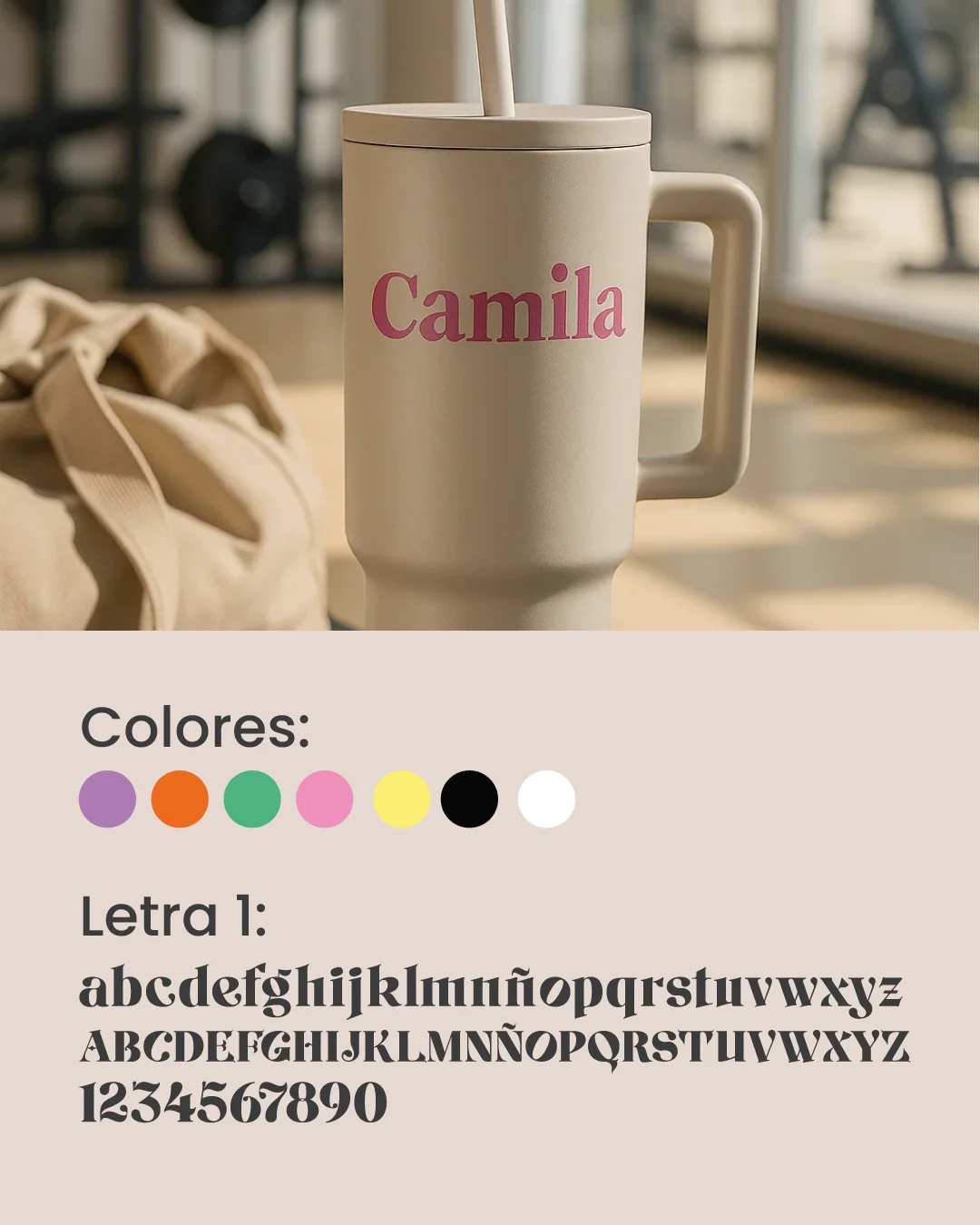 Vaso termico personalizado