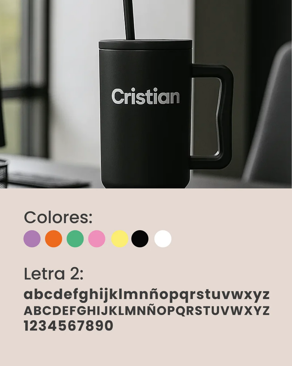 Vaso termico personalizado
